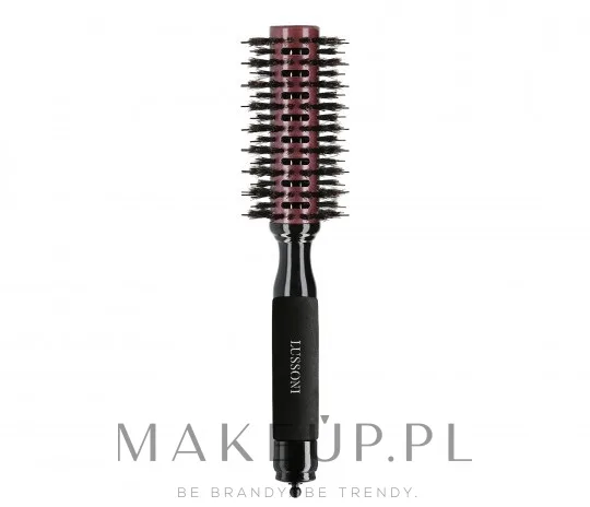 Круглая щётка для волос Lussoni Hair Brush Natural Style 28 мм буковая ручка