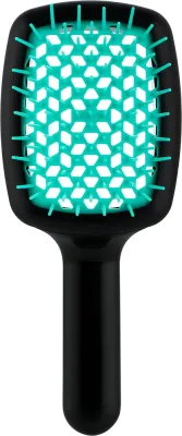 Щётка для укладки волос Janeke CurvyM Extreme Volume Brush чёрно-синий