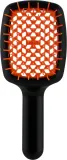 Щётка для укладки волос Janeke CurvyM Extreme Volume Brush чёрно-оранжевый — фото 1