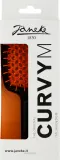 Щётка для укладки волос Janeke CurvyM Extreme Volume Brush чёрно-оранжевый — фото 2