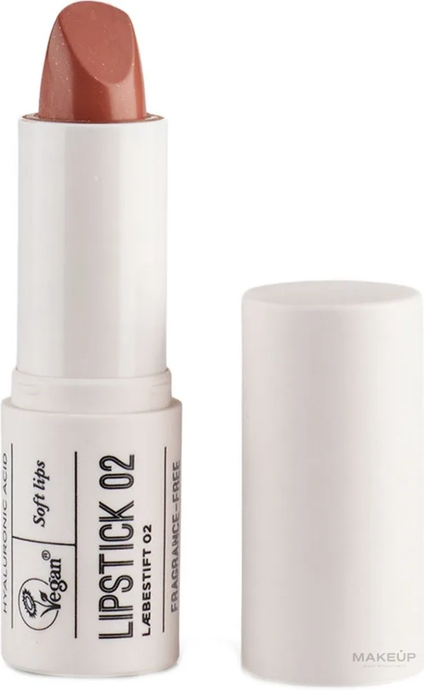 Помада для губ Ecooking Lipstick кремовая, с насыщенным пигментом, 3,5 г, оттенок 02 - Au naturel