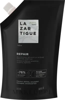 Шампунь для волос Lazartigue Repair Intense Repair Eco Shampoo (Refill) для повреждённых волос, 500 мл