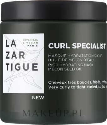 Маска для вьющихся волос Lazartigue Curl Specialist увлажняющая, кокосовое масло, ши, бабассу, масло арбуза, 250 мл
