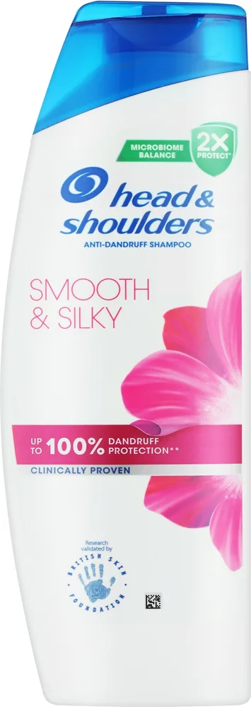 Head & Shoulders Head & Shoulders Smooth & Silky Anti-Dandruff Shampoo - Шампунь против перхоти Head + Shoulders Smooth + Silky Anti-Dandruff Shampoo, Гладкие и шелковистые, для ежедневного мытья