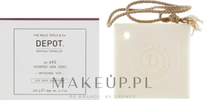 Мыло туалетное Depot № 602 Oud мужское с древесным ароматом, 100 г/ Депот