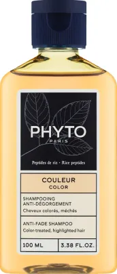 Шампунь Phyto Color Anti-Fade для окрашенных волос с гибискусом и таниновым комплексом, Франция, 100 мл