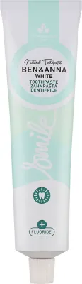 Ben & Anna Ben & Anna Smile Natural Toothpaste White (tubka) - Натуральная зубная паста Ben Anna Smile Natural Toothpaste White, мятная, туба, 75 мл