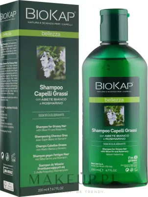 Шампунь для жирных волос BiosLine BioKap Shampoo For Oily Hair With Silver Fir And Rosemary с пихтой и розмарином, 200 мл