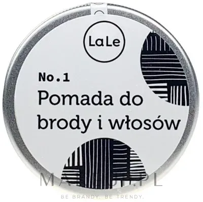 Помада для волос и бороды La-Le Pomade Hair And Beard, с натуральными маслами, 50 мл