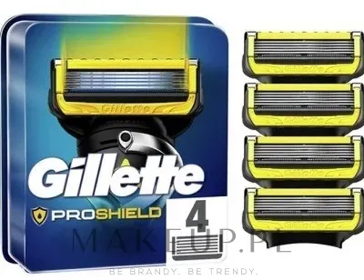 Сменные кассеты для бритья Gillette Proshield, пять лезвий, 4 шт