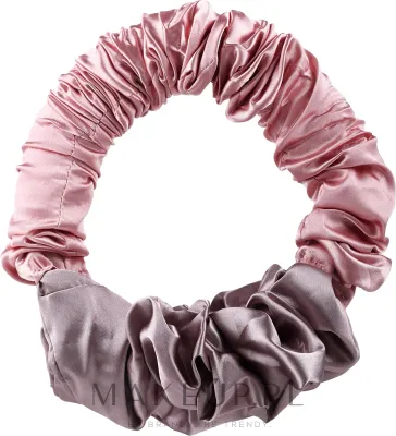 Резинка для волос Yeye Silk Bow, атласная, для локонов без нагрева, розовая, 1 шт