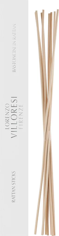 Палочки для аромадиффузора Lorenzo Villoresi 57.5 см x 0.5 мм 10 шт ротанг