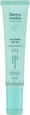Бальзам для лица Dermomedica Therapeutic Scar Balm SPF50, восстанавливающий, после процедур, 15 мл