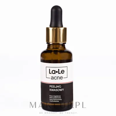 La-Le Acne кислотный пилинг для лица с миндальной азелаиновой кислотами и мультивитаминами 30 мл
