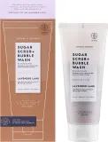 Voesh Voesh Sugar Scrub+Bubble Wash Lavender Land - Сахарный скраб 2 в 1 для кожи головы и тела Lavender Land с лавандой 210 г — фото 2