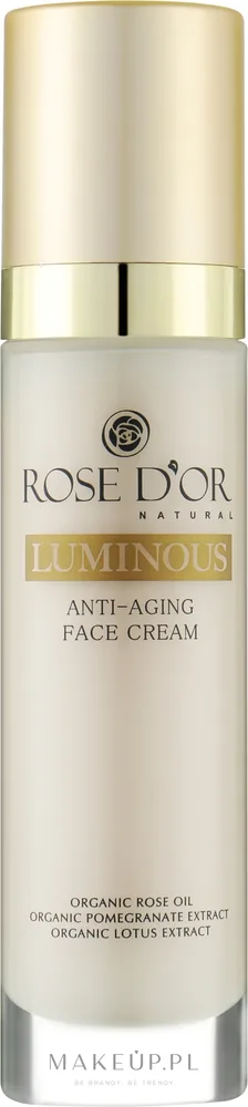 Крем для лица Bulgarian Rose Rose D'or антивозрастной с розой и Q10 50 мл
