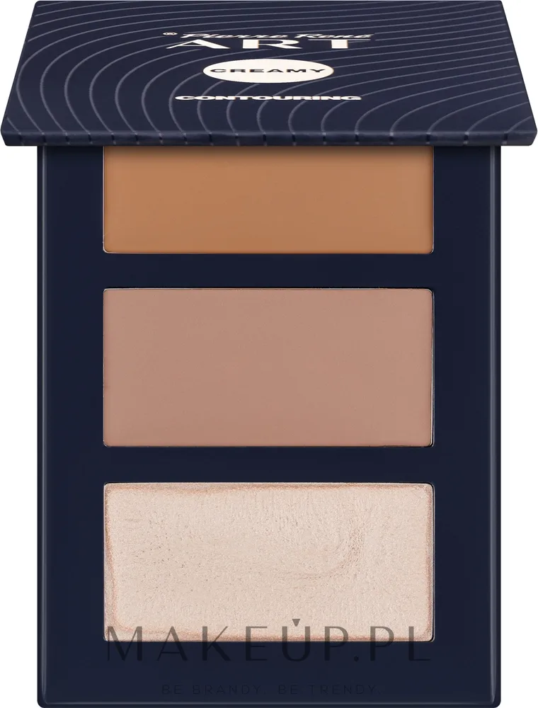 Кремовая палетка для контуринга лица Pierre Rene Art Paleta Cream Contouring, оттенок 02