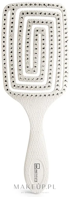 Плоская щётка для волос IDC Institute ECO Paddle Brush белый