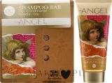 Набор Accentra Angel Bath гель для душа твердый шампунь и мочалка 200 мл+60 г уценка упаковки — фото 1