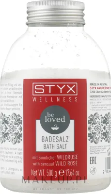Styx Naturcosmetic Be Loved соль для ванн с ароматом розы 500 г, морская соль с маслом шиповника