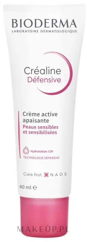 Bioderma Crealine Defensive крем для лица и шеи успокаивающий дневной и ночной 40 мл, для чувствительной кожи