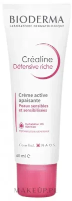 Bioderma Crealine Defensive крем для лица успокаивающий для чувствительной кожи 40 мл, дневной и ночной уход для лица и шеи