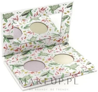 Тени для век Toot! Natural Mineral Duo минеральные, оттенок Karma Chameleon / Totally Turtle