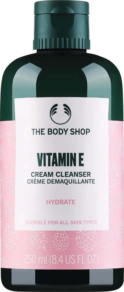 Крем для умывания The Body Shop Vitamin E Cream Cleanser с витамином E, для всех типов кожи, 250 мл