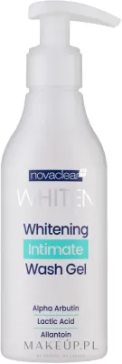 Novaclear Whiten гель для интимной гигиены осветляющий Whitening Intimate Wash Gel 500 мл, гель с альфа-арбутином и молочной кислотой