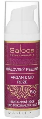 Пилинг для лица Saloos Bio Facial Peelings Argan Q10 Rose органический, с аргановым маслом и Q10, 50 мл