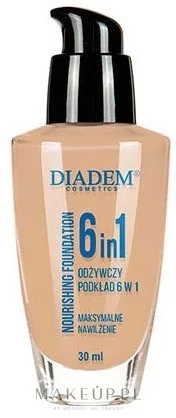 Тональный крем Diadem 6in1 Nourishing Foundation питательный увлажняющий, 30 мл