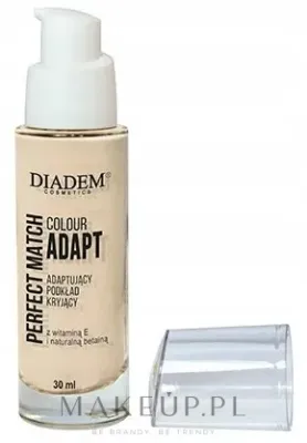 Тональный флюид Diadem Perfect Match Color Adapt стойкий увлажняющий, 30 мл