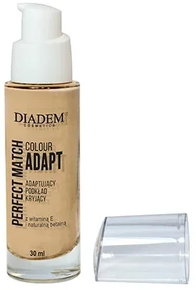 Тональный флюид Diadem Perfect Match Color Adapt стойкий увлажняющий, 30 мл, оттенок 03
