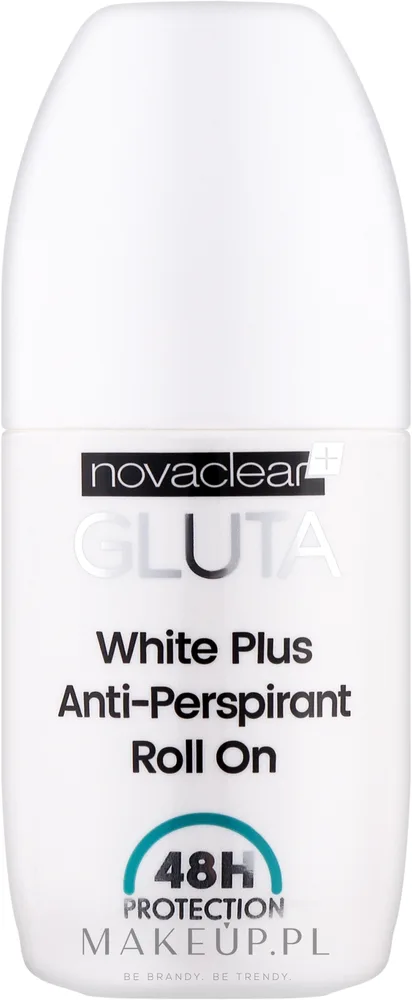 Антиперспирант шариковый Novaclear Gluta White Plus Anti-Perspirant Roll On с гиалуроновой кислотой, защита 48 часов, 50 мл