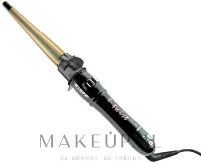 Плойка конусная для волос Kiepe K-Twist Conico 8501 для пружинистых локонов, эргономичная, 25-13 мм, 1 шт