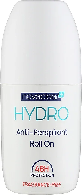 Дезодорант-антиперспирант шариковый Novaclear Hydro Anti-Perspirant Roll On, защита 48 часов, для всех типов кожи, 50 мл