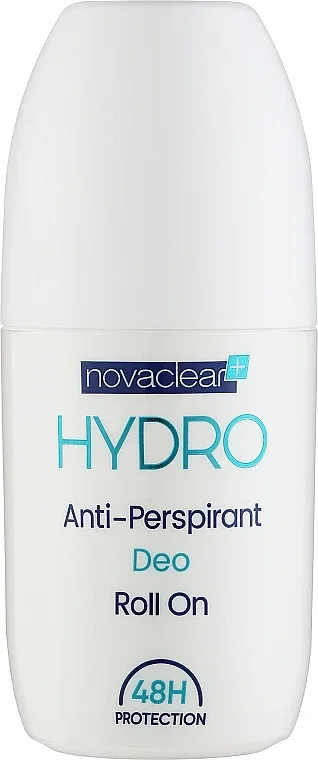 Дезодорант-антиперспирант шариковый Novaclear Hydro Anti-Perspirant Deo Roll On, защита 48 часов, для ежедневного ухода, 50 мл