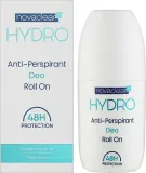 Дезодорант-антиперспирант шариковый Novaclear Hydro Anti-Perspirant Deo Roll On, защита 48 часов, для ежедневного ухода, 50 мл — фото 3