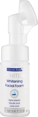 Novaclear Whiten осветляющая пенка для лица с альфа-арбутином гликолевой и молочной кислотой 100 мл
