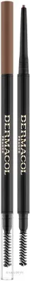 Автоматический карандаш для бровей Dermacol Eyebrow Micro Styler Automatic Eyebrow Pencil со щёточкой, матовый, 0,1 г