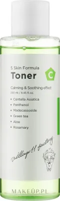 Village 11 Factory C Skin Formula Toner тоник для лица 250 мл, корейский успокаивающий тоник с центеллой и ниацинамидом 250 мл