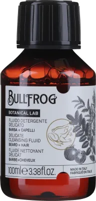 Шампунь Bullfrog для волос и бороды с экстрактом томата, мятой и лакрицей, 500 мл, Италия