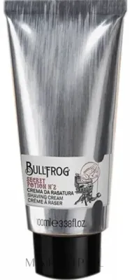 Крем для бритья Bullfrog Secret Potion No. 2 Shaving Cream в тубе, для всех типов кожи, 100 мл