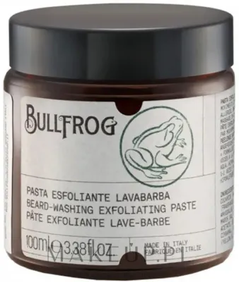 Скраб для бороды Bullfrog Beard-Washing Exfoliating Paste очищающий, с сахарными гранулами, 100 мл