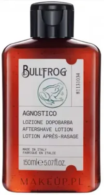 Бальзам после бритья Bullfrog Agnostico Aftershave Lotion с древесным ароматом, для всех типов кожи, 150 мл