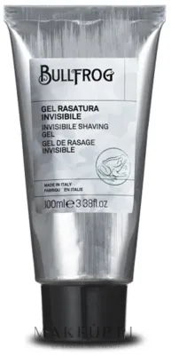 Гель для бритья Bullfrog Invisible Shaving Gel прозрачный, 100 мл