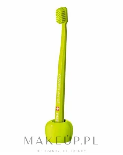 Держатель для зубной щётки Curaprox Toothbrush Foot Green керамический, зелёный, 1 шт