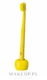 Держатель для зубной щётки Curaprox Toothbrush Foot Yellow керамический, жёлтый, 1 шт — фото 1