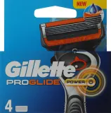 Сменные кассеты для бритвы Gillette ProGlide Power, пять лезвий, увлажняющие полоски, 4 шт — фото 1