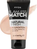 Тональный крем Avon Flawless Match Natural Finish SPF 20 натуральный увлажняющий, 30 мл, оттенок 215P - Ivory — фото 1